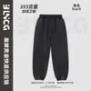 Marca Tendência Bg 2026 Calças Jogger Lavadas Estilo Americano para Homens, Calças Casuais Soltas de Peso Pesado com Forro de Lã de Inverno, Cintura Alta Quente