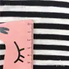 Tejido Jacquard Rayado Teñido en Hilo Moda para Hombres y Mujeres Vestido Ropa Casual Camiseta Top Holgado Tejido de Punto