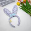 Lindo Diadema de Conejo Diadema Accesorios para el Cabello Conejo de Dibujos Animados Orejas Lavado de Cara Horquilla Diadema Estilo Coreano [Zona de Eventos]