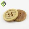 Botones de alta calidad con imitación de grano de madera, para abrigo, sombrero, traje, resina, redondos mate de cuatro ojos