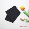 Algodón de punto jacquard liso rayado cuadrado pequeño fábrica Shengzhou al por mayor de punto toalla de bolsillo para hombre