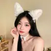 Orejas de Gato Campana Lazo Gatito Salvaje Pinza para el Cabello Tocado Diadema Niñas Disfraz Cos Performance Accesorios para Fotos Nuevo