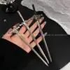 Horquilla de Espada de Estilo Chino Tendencia Nacional, Horquilla de Espada Retro Estilo Antiguo Hanfu, Accesorio para el Cabello de Alta Gama