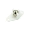 Roda Universal de Esfera de Aço a Vácuo W420, 2 Rodas Chassi de Carro Inteligente Uno Olho de Boi Nylon Mbot, N20