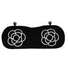 Cojín de Asiento de Coche de Camelia Invierno Felpa Estampado para Coche Cojín de Tres Piezas para Coche Universal para las Cuatro Estaciones Mujeres