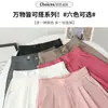 Traje blanco pantalones de pierna ancha para mujer primavera 2023 nuevo cintura alta drapeado suelto pantalones de mopa hebilla doble casual rectos
