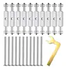 Dispositivo de reparo de caixa de fundo de cassete de interruptor tipo 86 universal, caixa de junção, suporte corretivo multifuncional, 10 peças