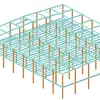 Exportar proyectos para fábricas en el extranjero, almacenes, fábricas de varios pisos, fábricas de estructuras de acero prefabricadas, marcos de acero galvanizado en caliente