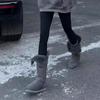 Botas de Nieve para Montar para Mujer 2026 Invierno Nuevas Botas de Algodón Gruesas y Cálidas Largas con Correa de Hebilla de Cuero Integrada con Piel Sintética Super Cálidas Desmontables