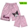 Hollokitty Cartoon Cat Shorts Calças casuais masculinas e femininas Férias de verão Calças de praia Fonte fabricantes