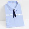 Camisa Nueva para Mujer Hecha de Fibra de Bambú, Antiarrugas, Amigable con la Piel, Suave, Transpirable, Tapeta Oculta, Camisa de Manga Larga, Ropa de Trabajo