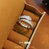 Anel Aberto Exquisito e Luxuoso em Forma de Cobra Cravejado de Zircônia, Anel de Nicho de Alto Padrão com Estilo Moderno e Versátil, Joias para Atacado