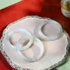 Fabricante Mais Vendido Atacado Pulseira de Jade Verde Tianshan Plana, Pulseira com Padrão de Flor de Jade com Fio de Ouro, Pulseira Estilo Clássico, Quartizita