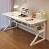 Mesa de Computador, Mesa de Desktop, Mesa Simples para Estudo em Casa, Mesa de Estudo para Estudante, Mesa de Trabalho, Mesa de Escrita, Mesa de Escritório Minimalista para Quarto