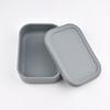 Lancheira de Silicone Personalizada, Pote para Sopa de Grande Capacidade, Lancheira Sem Compartimentos, Lancheira para Micro-ondas, Lancheira para Estudante
