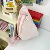 Bolsa de Peito Feminina Ins Design de Nicho Bolsa Transversal Moda para o Dia a Dia Ciclismo Mochila Esportiva Leve Casual Feminina