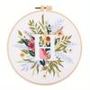 25 Novos Produtos Exportação Bordado DIY Pacote de Material Kit Semi-Acabado Feito à Mão Transfronteiriço Fabricante Amazon Florais Europeus e Americanos