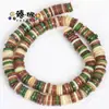 Venda Quente Europeia e Americana 6/8mm Estilo Natalino Contas de Concha com Furo Médio Acessórios para Pulseira Colar Joias Atacado