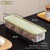 Caja rectangular para almacenar fideos, para refrigerador, cocina, de grado alimenticio, sellada, con tapa, para espaguetis de grano grueso