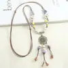Nueva Colección de Collares: Accesorios de Cerámica Estilo Étnico Vintage para Suéteres, Colgantes Sencillos y Versátiles para Combinar con la Ropa