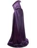 Capa de Halloween Cosplay Adulto Crianças Preto Medieval Mago Masculino Roupão Morte Monge Chapéu Performance