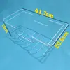 Cesta de malla de hierro, caja de almacenamiento, cesta extraíble para armario, cesta de almacenamiento de frutas y verduras, cesta para armario, caja de almacenamiento de ropa, expandible