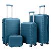 Popular Pp Maleta Trolley de Cuatro Piezas Rueda Universal Silenciosa Maleta con Cremallera Maleta de Estudiante 20 pulgadas Caja con Contraseña