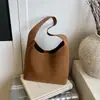 Bolso de Hombro Retro Estilo Coreano Escarchado de Gran Capacidad para Mujer 2025 Otoño Moda Simple de Gama Alta Bolso de Axila para Suegra