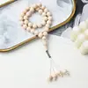Cuentas de Oración Saudíes 12*12mm, 33 Cuentas, Cuentas de Hilo Hechas a Mano, Joyería Unisex, Pulsera, Adorno de Mano, Cuentas de Alabanza