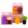 Traje de huevo de belleza para húmedo y seco Base líquida gota de agua calabaza corte oblicuo borla de polvo cabeza de molienda huevo de maquillaje huevo de maquillaje