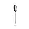 Juego de Cubiertos de Acero Inoxidable 304 Columna Romana, Cuchillo para Filete Estilo Occidental Brillante de Hotel, Tenedor y Cuchara, Cuchara y Tenedor de Lujo Ligero