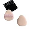 Camelo de alta densidade MINI reunindo pó puff dedo tamanho pequeno detalhe de fita maquiagem puff blush de alto brilho pequeno puff de pó