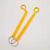 Cuerda de Resorte de Plástico Pelota Saltarina Infantil Pelota Destellante Bombilla Clip Cuerda Anticaída Cuerda Pequeña para Colgar Venta Directa del Fabricante de Origen