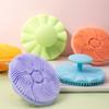 Popular Limpiador Facial y Cepillo de Baño de Silicona de Doble Cara Transfronterizo con Cerdas Suaves para Lavado de Cabello y Masaje Táctil