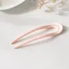 Horquilla de alta gama con forma de U y perla para mujer, horquilla moderna con cabeza esférica, accesorio para el cabello
