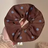 Goma de pelo grande estilo coreano para mujer, alta elasticidad, banda elástica para el pelo duradera, accesorio para el pelo de encaje de alta gama, venta al por mayor