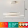 Lámpara de araña minimalista italiana para sala de estar, lujo ligero, diseñador creativo, de alta gama, atmosférica, anillo protector para los ojos, lámpara de araña para comedor, aluminio, otro