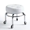 Taburete pequeño con ruedas, taburete bajo, taburete de rodaje silencioso, taburete para caminar para niños, taburete de manicura, taburete de pedicura, taburete para cambiarse de zapatos, herramienta para el cuidado infantil