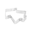 Anillo de Torre de Árbol de Navidad de Acero Inoxidable 304 Anillo para Tarta de Frutas Francesa Molde Punzonado para Pastel de Mousse Herramientas para Hornear