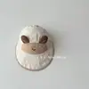 Sombrero de Sol de Ala Ancha para Niñas con Protección Solar, Sombrero de Pescador de Dibujos Animados Súper Lindo, Serie de Colores Caramelo, Sombrero de Sol de Secado Rápido para Niñas de Verano