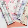 Xi Hua NongHua Jing Papel para Envolver Flores Frescas Papel para Envolver Ramos de Flores Impreso Papel de Regalo Hecho a Mano DIY Floristería Arte Floral