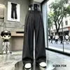 Calça Social Casual de Alta Qualidade com Caimento Liso e Cor Sólida para Outono, Estilo Hong Kong para Homens, Versátil e Alongadora de Pernas, Tendência