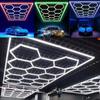 Lámpara Panal 110V Personalizada Voltaje Amplio Rgb Lámpara Barra Led para Estación de Trabajo de Belleza Automotriz Lámpara de Garaje Lámpara de Ambiente Ahorro de Energía