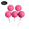 Bolas para Decoración de Pasteles de 10 Piezas, Bolas Doradas y Plateadas, Bolas Navideñas Estilo Ins, Bolas Doradas, Inserts para Repostería, Decoraciones para Pasteles de Boda y Cumpleaños