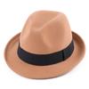 Sombrero Jazz de Ala Corta para Niños, para Sesión de Fotos en la Calle, Sombrero de Caballero Británico, Sombrero Retro para Niños, Sombrero Cálido de Imitación de Lana, Moderno