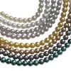 Collar Pulsera de Perlas de Vidrio Swarovski de Alta Calidad con Cuentas Accesorios para Collares Perla de Concha de Alta Calidad