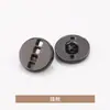 Botones Metálicos Planos de Cuatro Agujeros Cosidos a Mano Botones para Camisa Botones Tejidos para Suéter Accesorios de Ropa Jinda