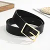 Nuevo Cinturón de Mujer Retro Hebilla Pequeña Dorada Cinturón para Falda de Mezclilla Hebilla Cuadrada Estilo Coreano Moda de Gama Alta Accesorios de Vestir para Mujer
