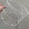 Estructura cilíndrica para trepar gatos con malla de hierro, Jaula redonda de malla metálica, Jaula de hierro para mascotas de forma especial, Soporte de malla de alambre, Jaula de rejilla