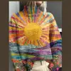 2024 Nuevo Transfronterizo Patrón de Impresión a Juego de Colores 3D Otoño e Invierno Estación Independiente Nuevo Sudadera de Manga Larga con Cuello Alto Ropa Europea y Americana